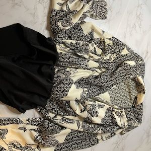 FashionNova Paisley-like Collared Bodysuit